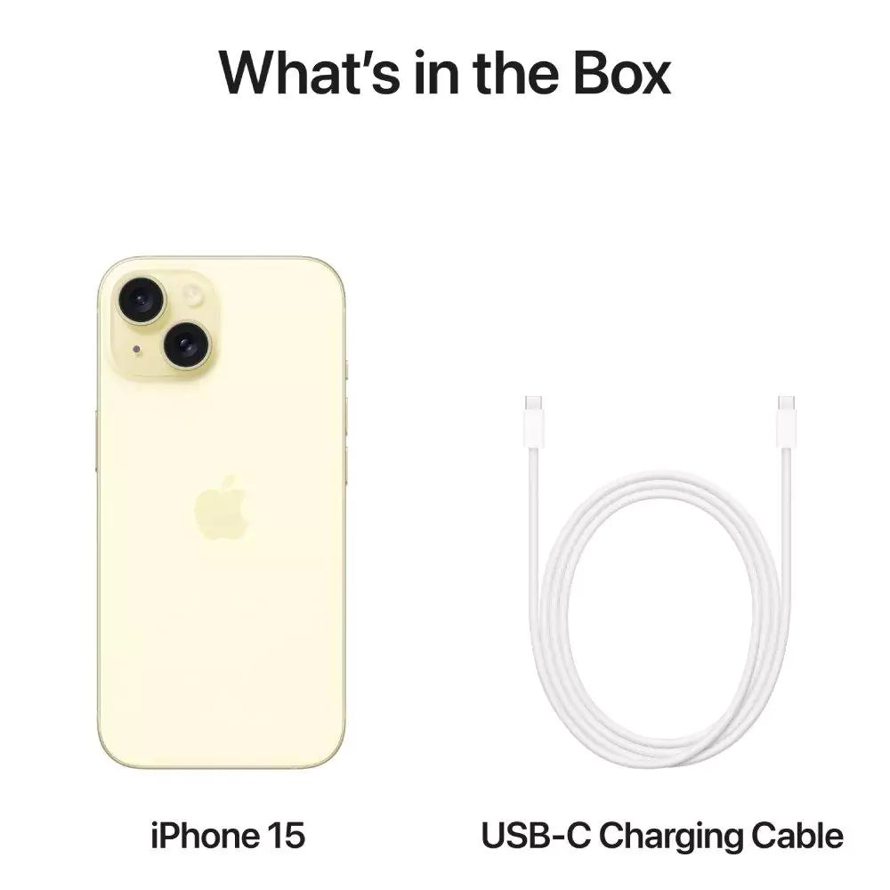 Apple iPhone 15 - 256GB / Yellow / 5G / 6.1"