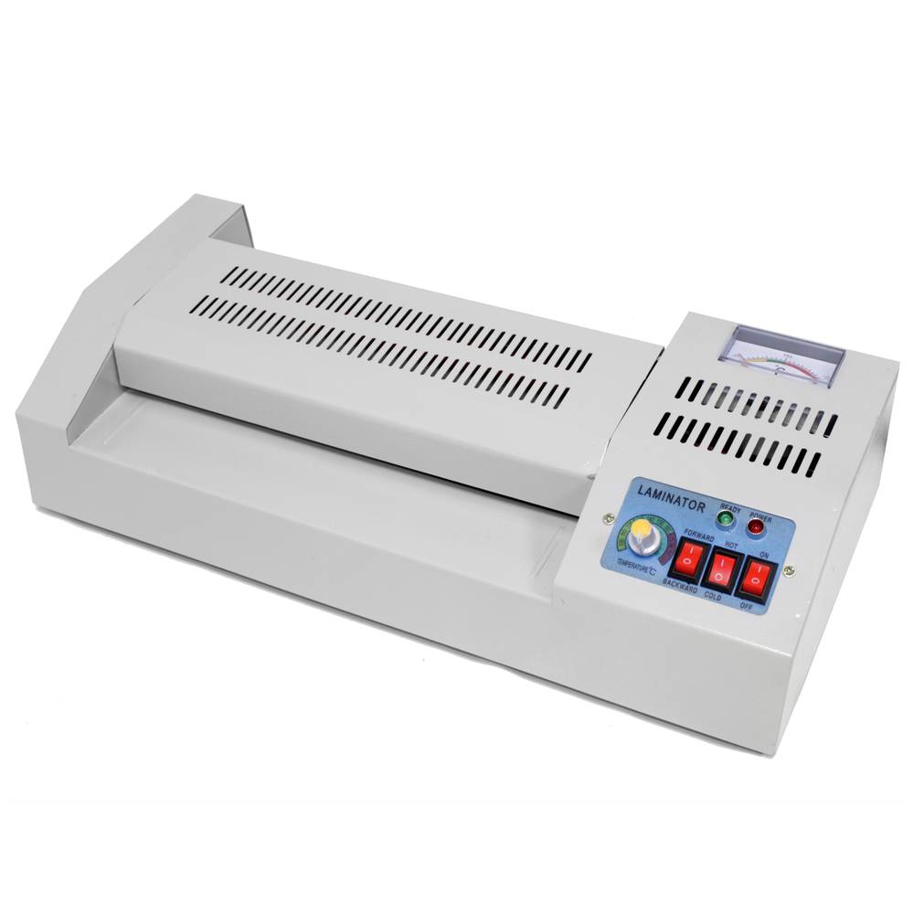 A4 Thermal Laminator – Hot and Cold Document Laminator / Metal Body + Print Care Laminating Film A4