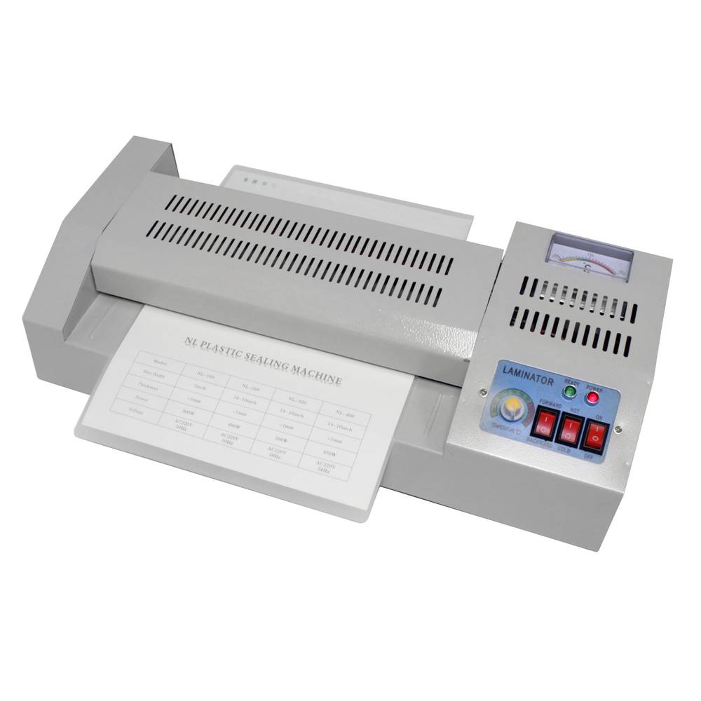 A4 Thermal Laminator – Hot and Cold Document Laminator / Metal Body + Print Care Laminating Film A4