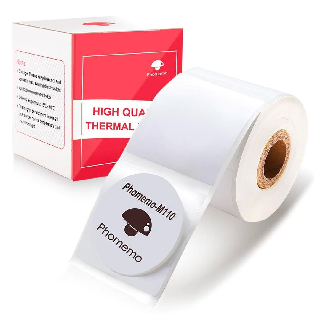 Phomemo Printer Labels 30 X 30mm Round White – 1 Roll (200 labels/per roll) - XY3030