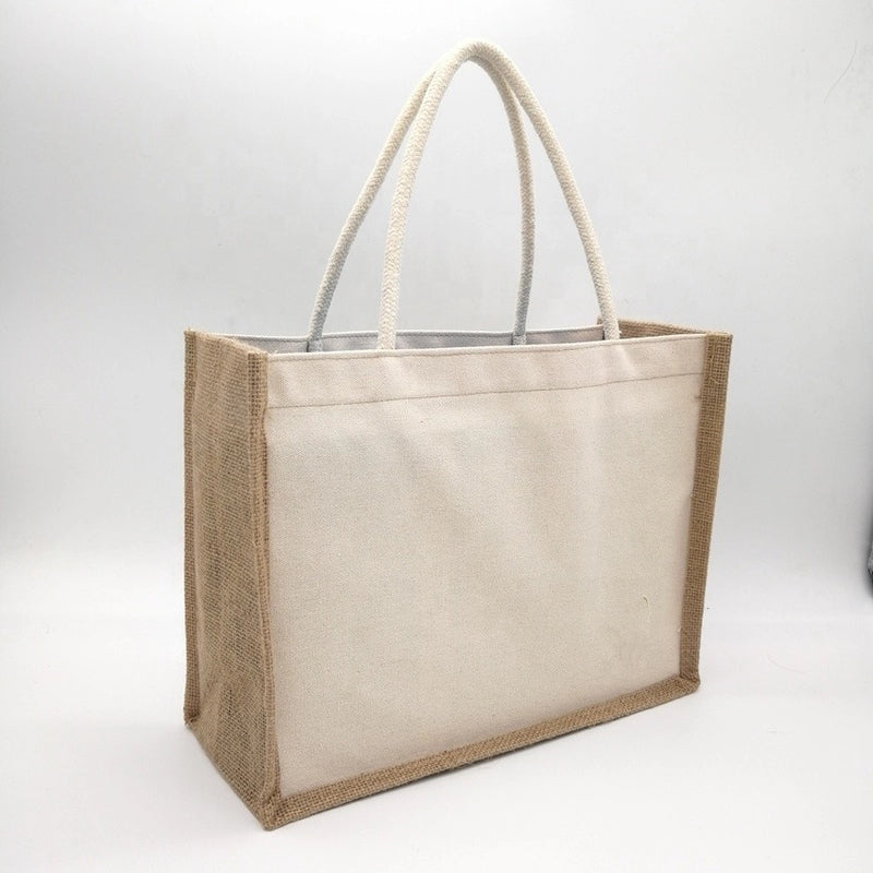 Canvas Jute Bags – 32.5cm x 42cm / White or Black