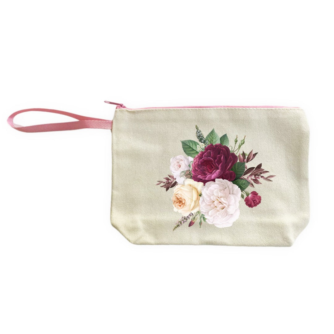 Plain Cotton Zipper Bag Large – 6.2 in x 8.5 in/ Printing not Included