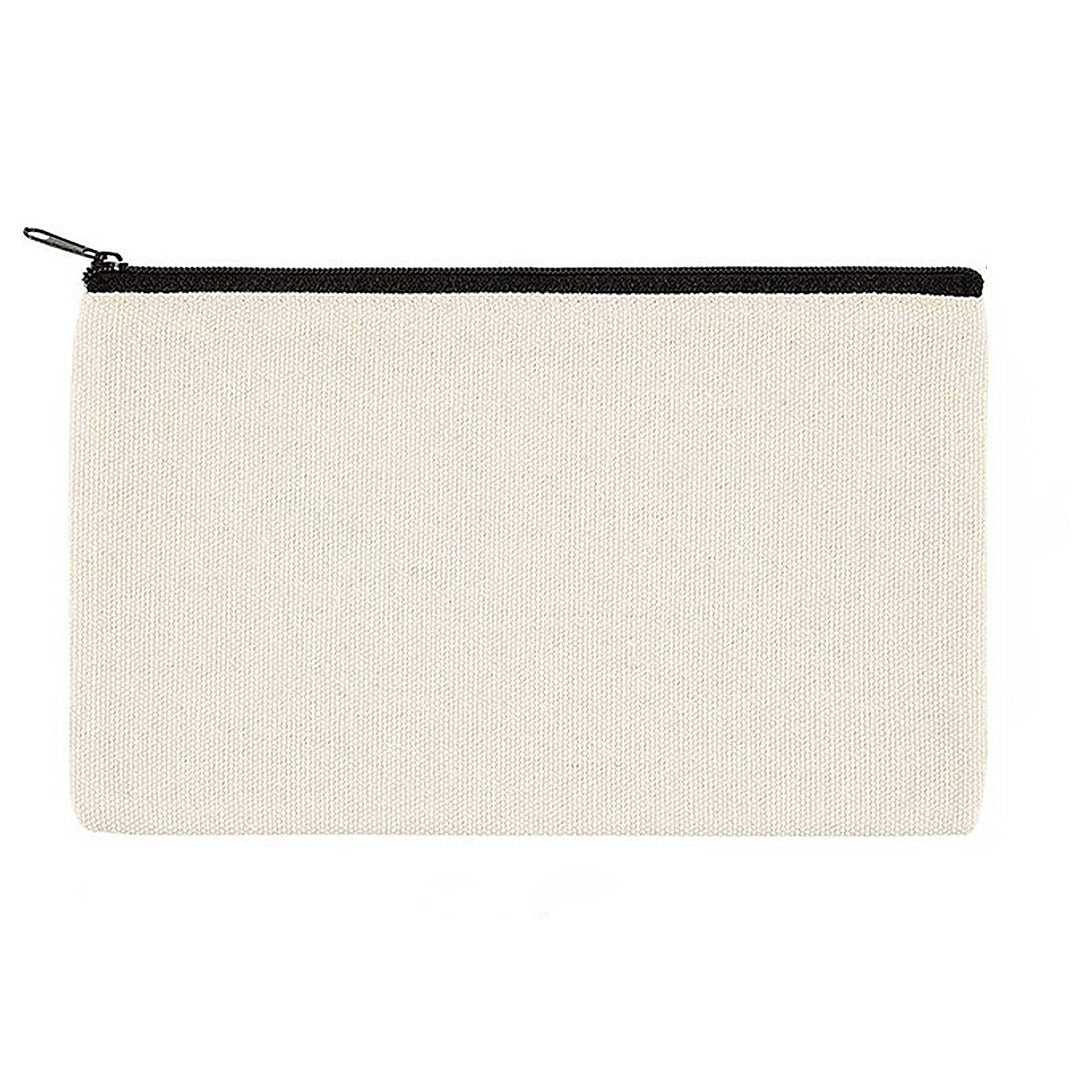 Plain Cotton Zipper Bag Medium – 4.5 in x 7 in/ Printing not Included