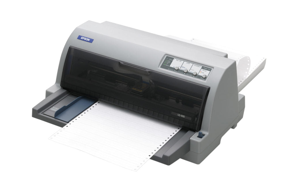 طابعة Epson LQ 690 - 24 سنون / 106 أعمدة / A4 / USB / متوازي / مصفوفة نقطية