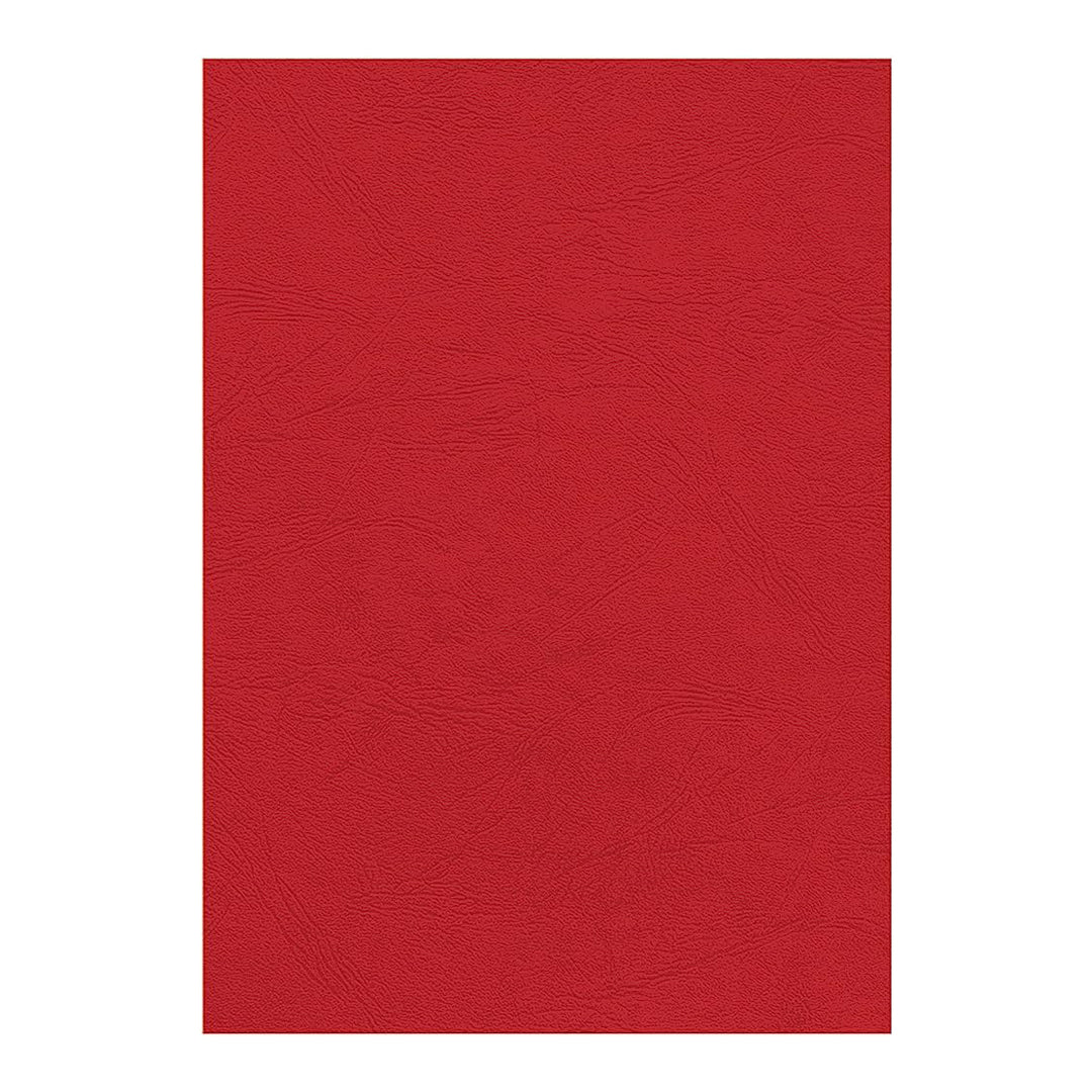Print Care Paper Binding Cover – A4/ 100 Sheets/ 230 GSM/ Red Color