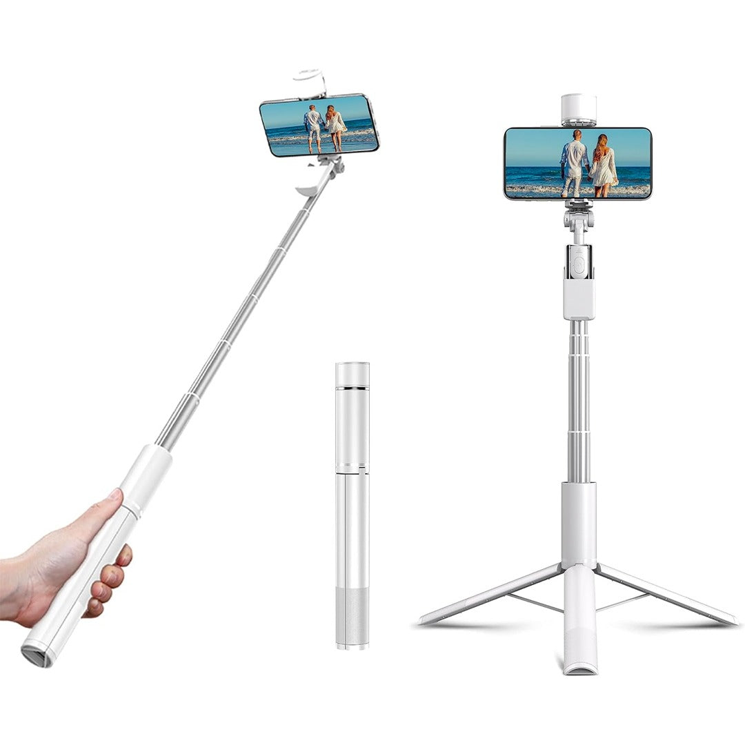 Adyss A900 Tripod Selfie Stick with Remote and RGB Light – 59 Inch