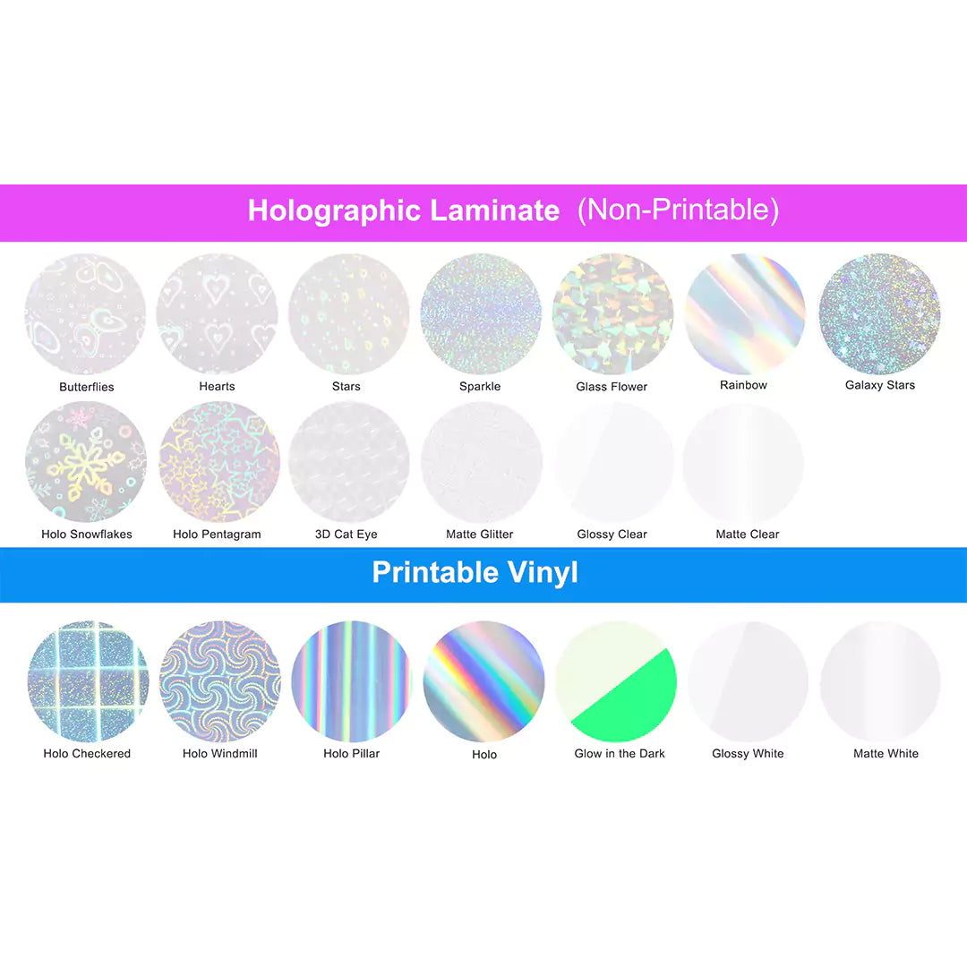 TeckWrap Translucent Printable Sticker Vinyl Sheets – A4/ 15 Sheets