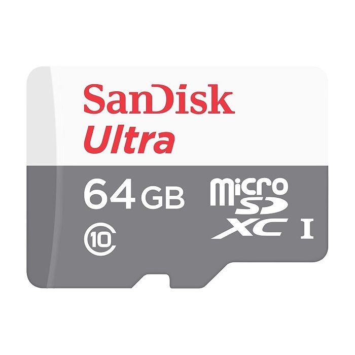 SanDisk Ultra microSDXC™ UHS-I Memory Card – 64GB/ 100MB/s/ Memory Card – SDSQUNR-064G-GN3MN