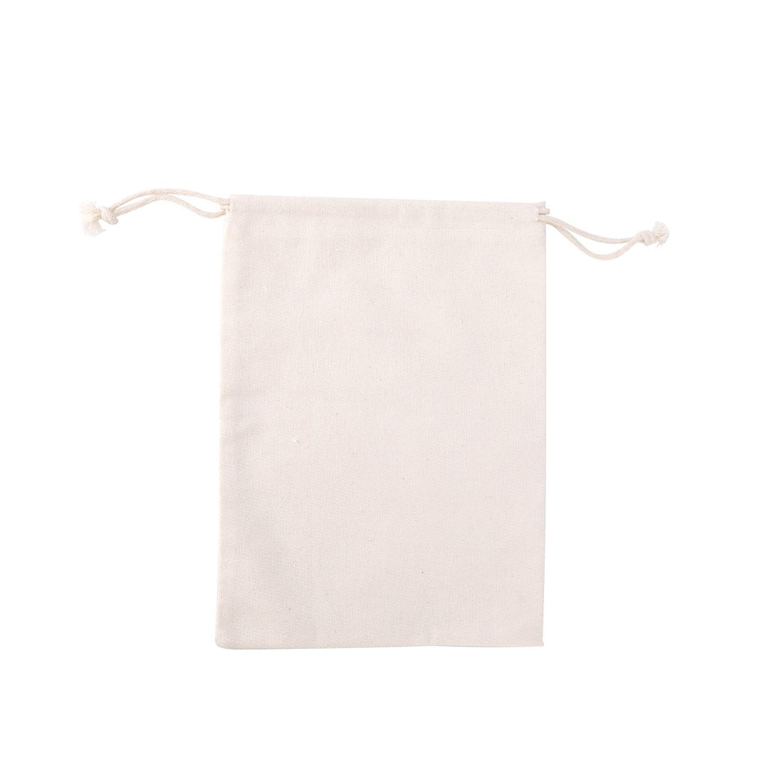Plain Cotton Pouch White – 7.8 in x 5.9 in/ 1 Dozen/ Printing not Included