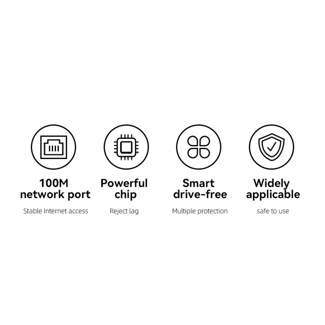 Yesido HB26 Dual-Port Network Adapter - Type-C & USB 3.0 to Gigabit Ethernet Converter