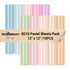 TeckWrap (001G Series) Pastel Adhesive Vinyl Sheets Pack – 10 Colors / 30.5cm x 30.5cm