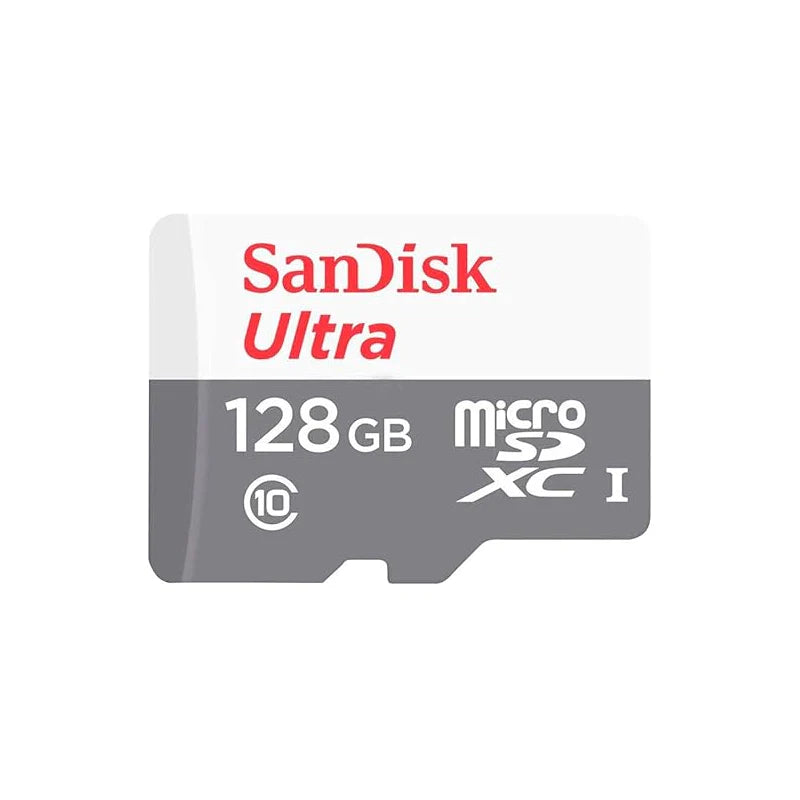 بطاقة ذاكرة SanDisk Ultra MicroSDXC - سعة 128 جيجابايت / تصل إلى 100 ميجابايت/ثانية