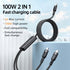 Mcdodo CA-878 2 in 1 Type C to Type C and Lightning Cable 1.2m