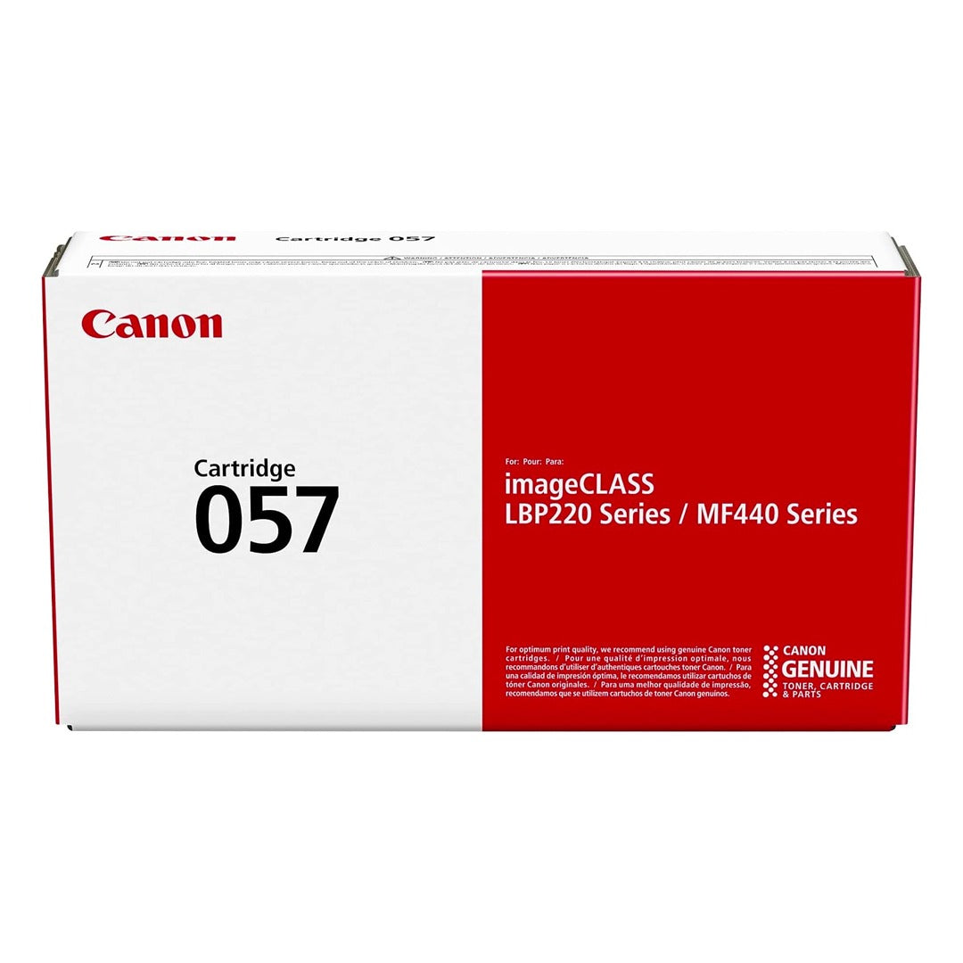 Canon 057 Black Toner Cartridge – 3.1K Pages/ Black Color/ Toner Cartridge