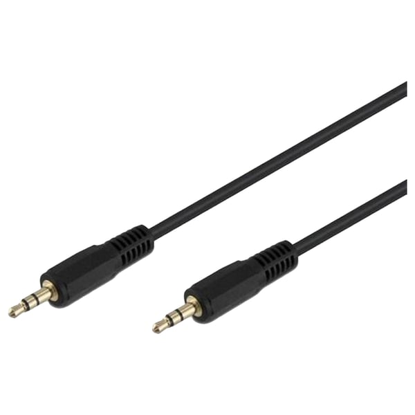 HP 3.5mm AUX Audio Cable – 3.5mm / 3 Meter / Black