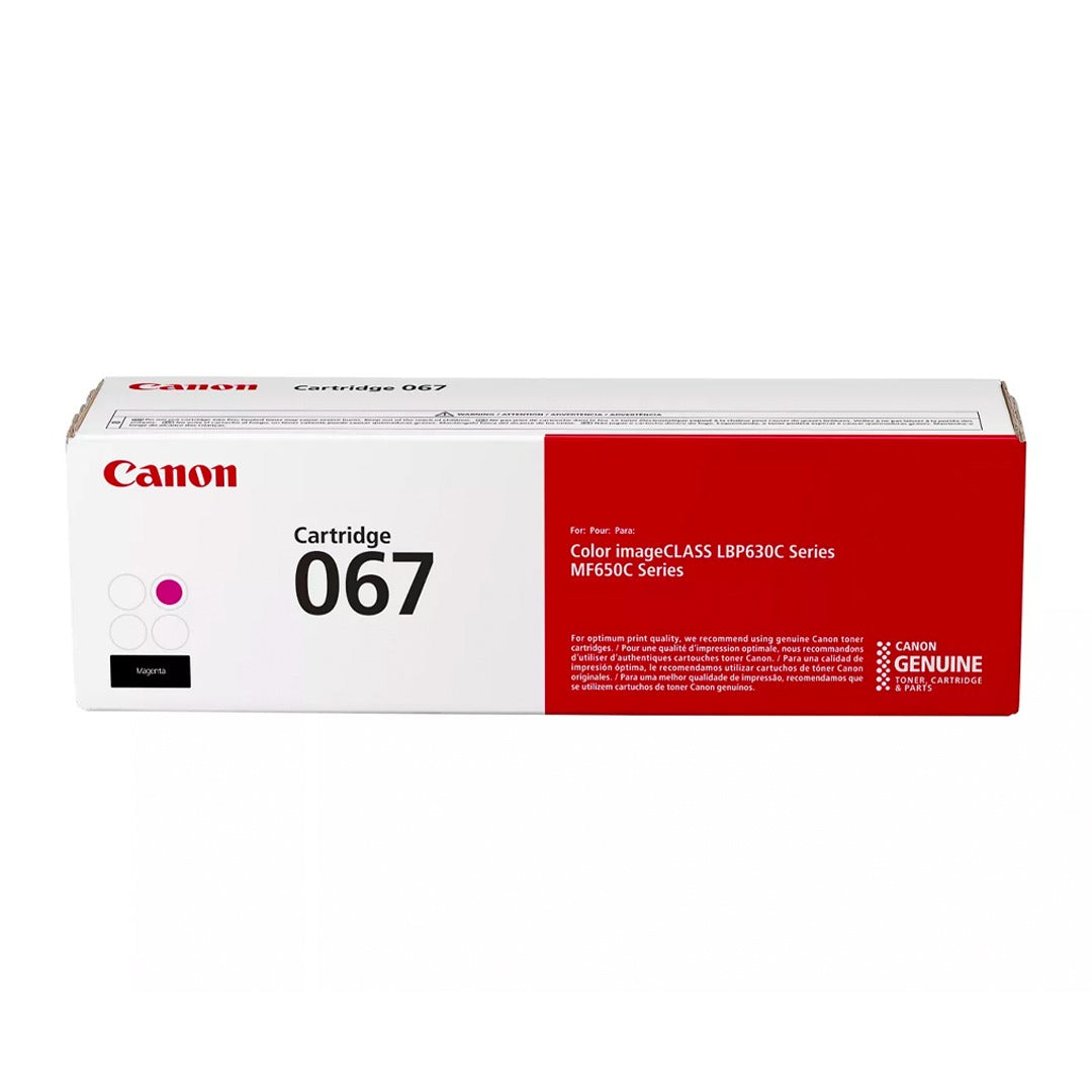 Canon 067 Magenta Toner Cartridge – 1250 Pages/ Magenta Color/ Toner Cartridge