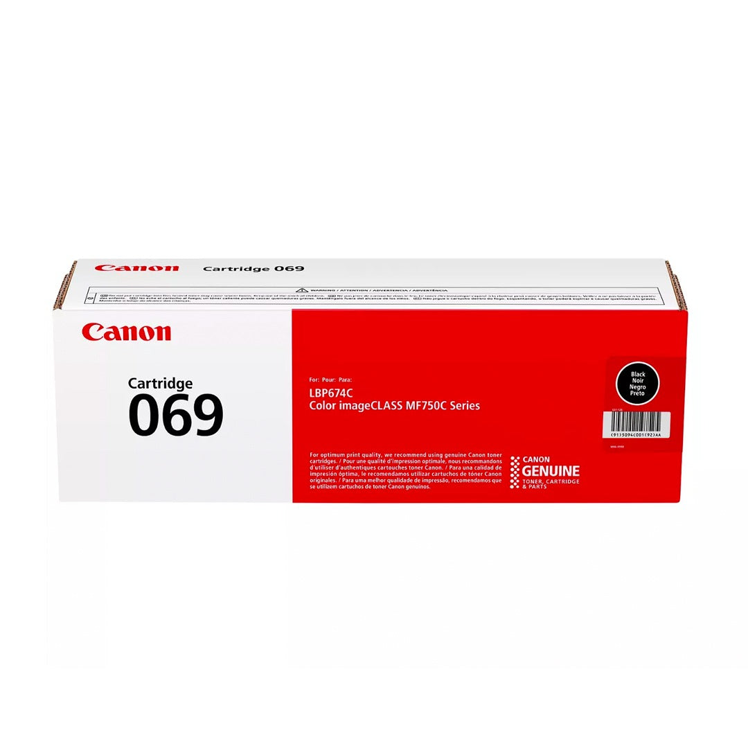 Canon 069 Black Toner Cartridge – 2.1K Pages/ Black Color/ Toner Cartridge