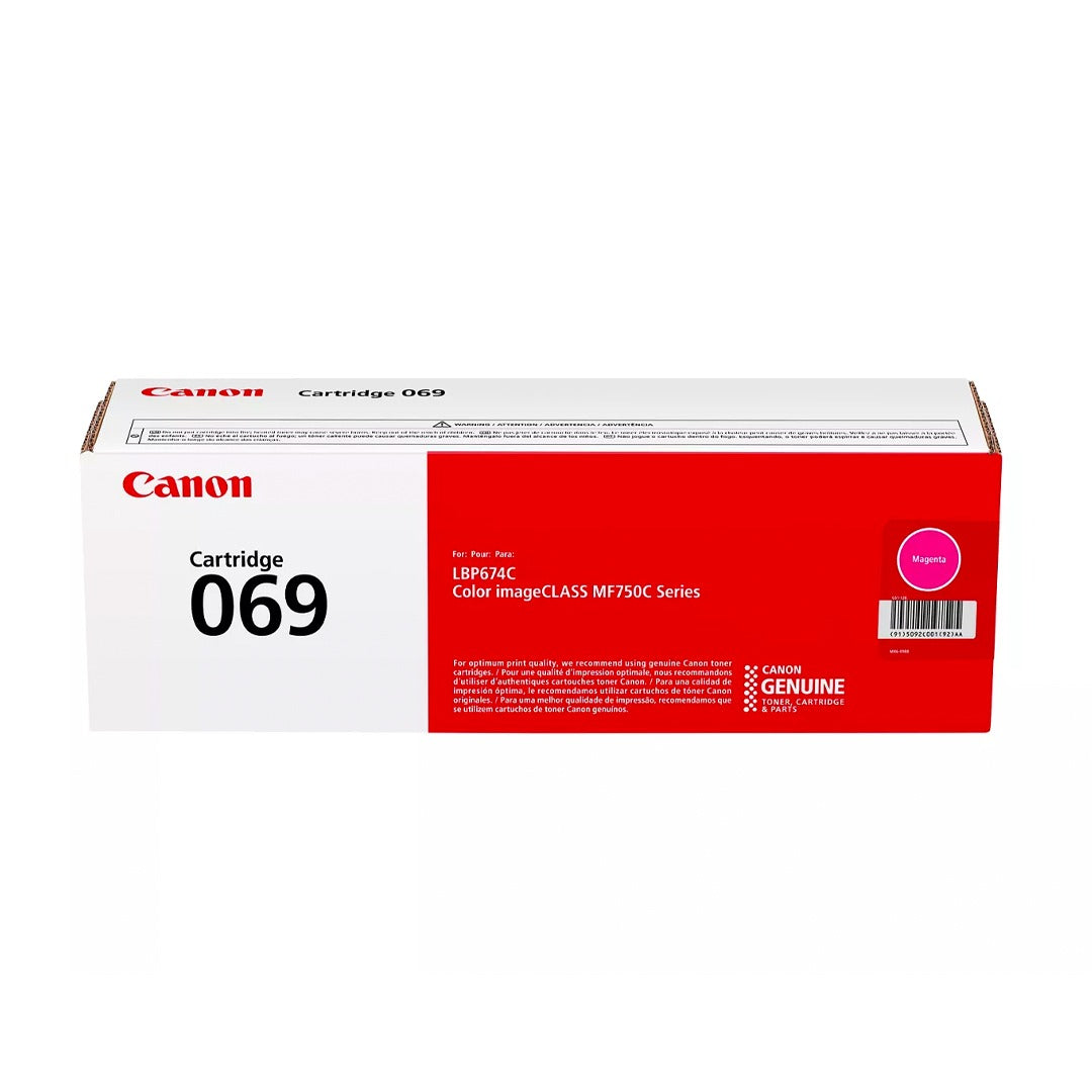 Canon 069 Magenta Toner Cartridge – 1.9K Pages/ Magenta Color/ Toner Cartridge