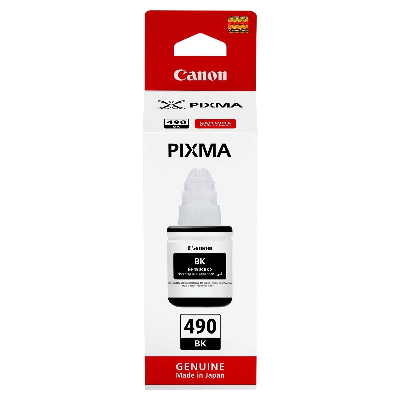 زجاجة حبر أسود سعة 135 مل من Canon GI-490 - 6 آلاف صفحة / لون أسود / خرطوشة حبر 