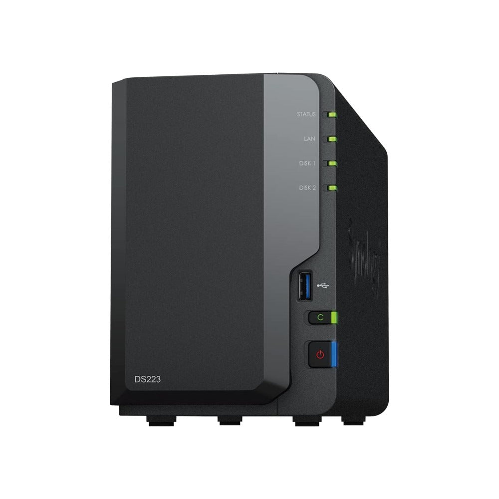 Synology DiskStation DS223 – SATA / 2-Bays / USB / LAN / سطح المكتب