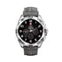 Swiss Military Dom 1 Silver Smart Watch with Gray Silicon Strap