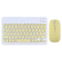 Rechargeable Ultra-Slim Bluetooth Keyboard and Mouse Combo - Yellow