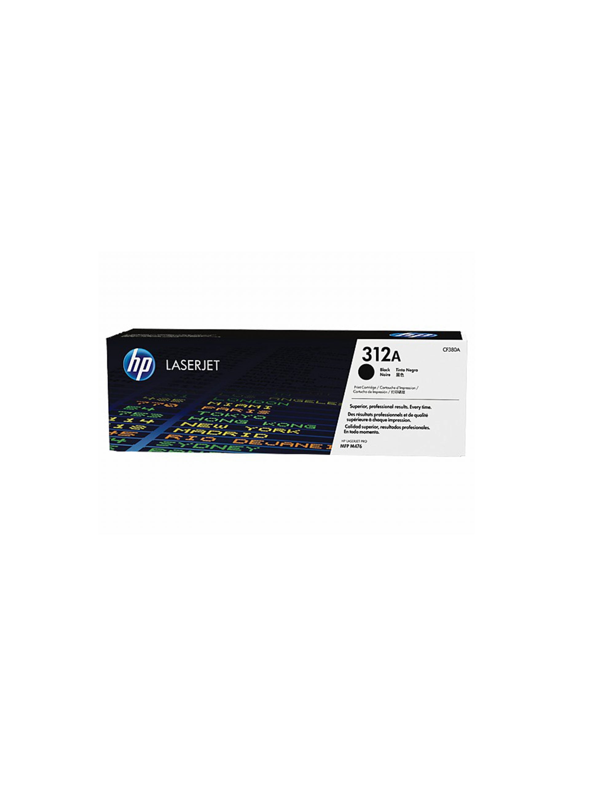 HP 312A Black LaserJet Toner Cartridge-CF380A