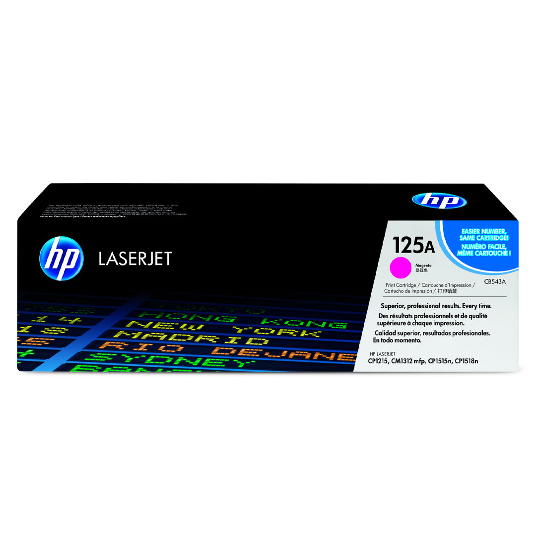 HP 125A LaserJet Toner Cartridge - (CB543A)