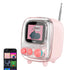 Divoom Tiivoo-2 Retro Pixel Art Bluetooth Speaker with Photo Album Display - Light Pink