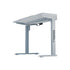 Twisted Minds Paradox 120x60cm Height Adjustable Gaming Desk with Cup Holder, Headphone Hook and Mousepad - White