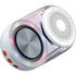 Porodo Soundtec Crystal-Glow Mini Bluetooth Speaker with TWS Pairing and Hands-Free Calls - White
