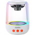 Porodo Soundtec Crystal-Glow Mini Bluetooth Speaker with TWS Pairing and Hands-Free Calls - White