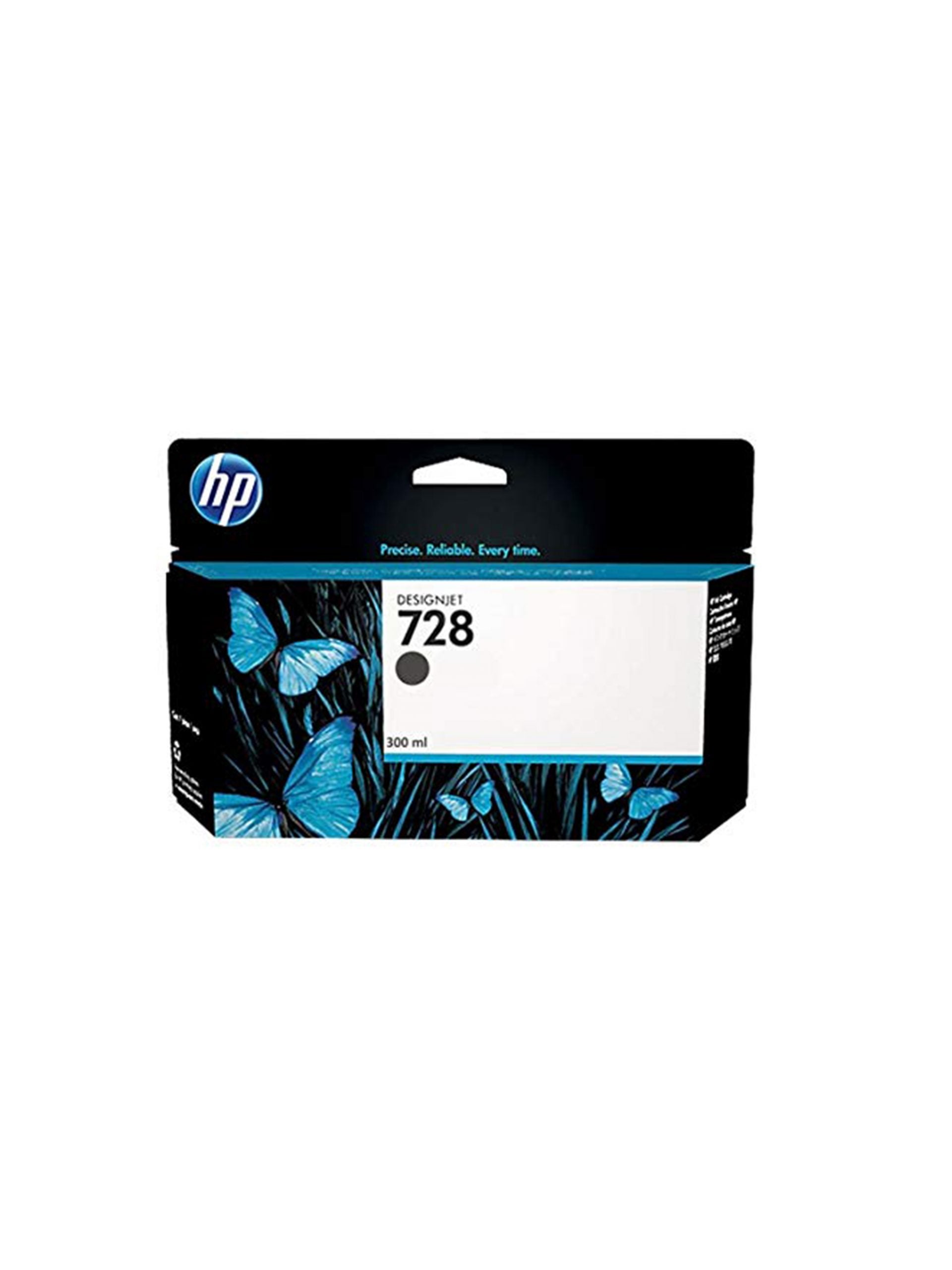 HP 728 Matte Black DesignJet Ink Cartridge-F9J68A