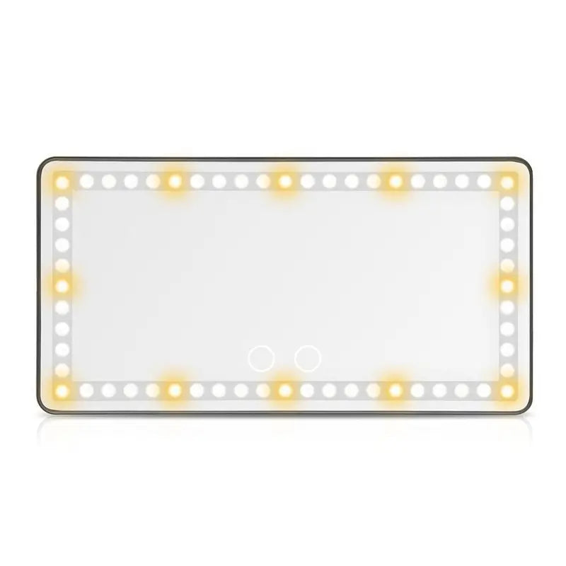 Car Makeup Mirror with Sun Visor and Fill Light for Beauty On-the-Go