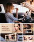 Car Makeup Mirror with Sun Visor and Fill Light for Beauty On-the-Go