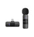 BOYA Smallest 2.4Ghz Wireless Microphone with Lightning connector for iOS device( 1TX+1RX) – Black