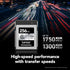 Lexar 256GB Professional Silver CFexpress Type B Memory Card