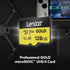 Lexar Professional Gold UHS-II microSDXC Memory Card 128GB