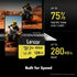 Lexar Professional Gold UHS-II microSDXC Memory Card 128GB