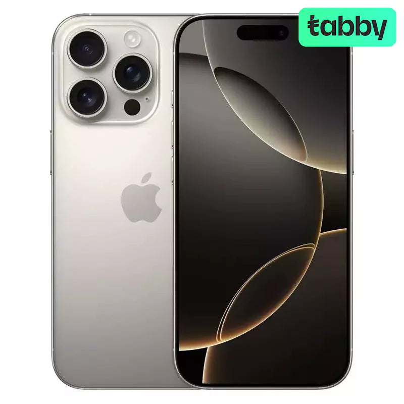 أبل آيفون آيفون 16 برو ماكس - 256 جيجابايت / تيتانيوم طبيعي / 5G / 6.9 بوصة