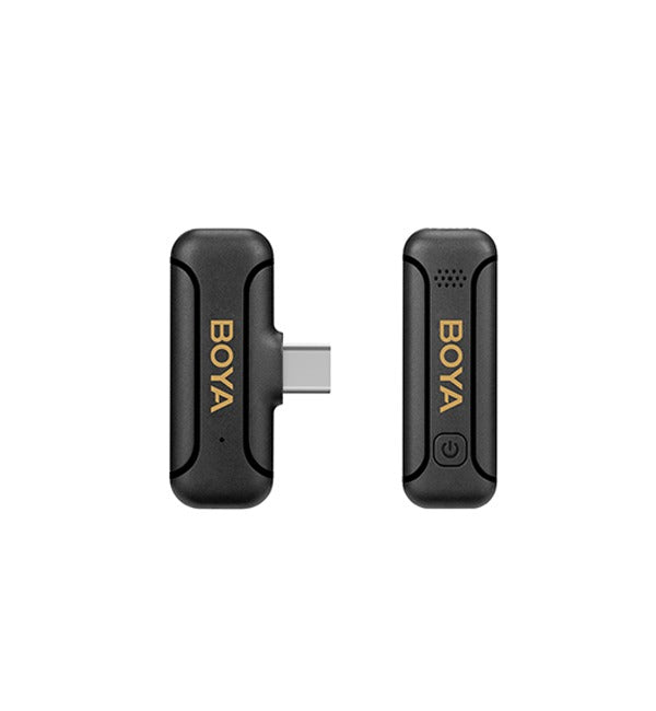 BOYA Smallest 2.4Ghz Wireless Microphone for Type-C device( 1TX+1RX ) -Black