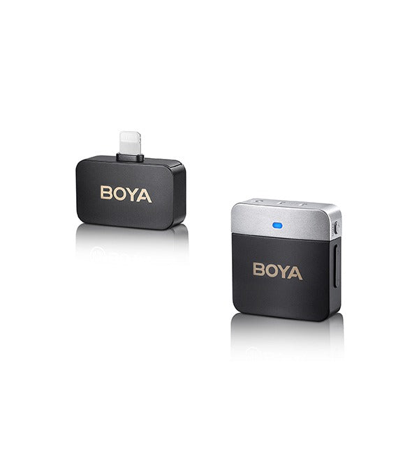 BOYA 2.4Ghz Wireless Microphone with Ear-Return Monitoring function &#8211; Black