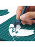 360° Rotating Craft Knife with Triangle Ruler - Precision Cutting Tool for Paper Crafts, Stencils & Vinyl