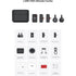 Hollyland LARK M2S Ultimate Combo Wireless Microphone System – Dual Channel, Camera & Mobile, 2.4GHz (Space Gray)