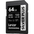 Lexar Professional Silver Plus SDXC UHS-I Memory Card 64GB