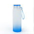 Frosted Gradient Color Matte Glass Water Bottle &#8211; 500ml/ Blue/ Sublimation Blank