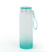 Frosted Gradient Color Matte Glass Water Bottle – 500ml/ Green/ Sublimation Blank