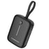 Powerology 10000mAh Power Bank with Built-In Cable and PD 20W - Black