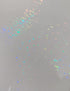 Print Care Transparent Holographic PET Vinyl Sticker Paper – Five-pointed Star/ A4/ 20 Sheets