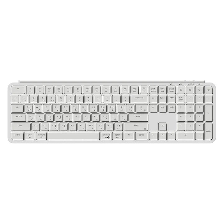 Keychron B6 Pro Full-Size Ultra-Slim Wireless Keyboard Ivory White | IT Care Kuwait